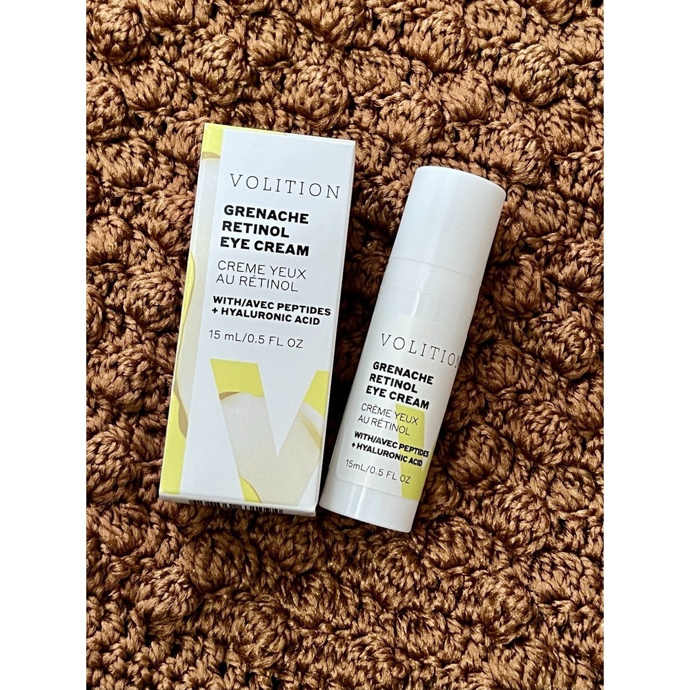 Volition Grenache Retinol Eye Cream Peptides Hyaluronic Acid New In Box Skincare